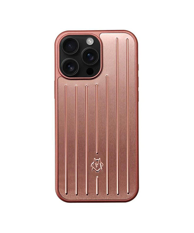 RIMOWA Aluminum Alloy Phone Case Rose Gold