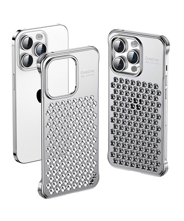 Metal Aluminum Honeycomb Cooling iPhone Case
