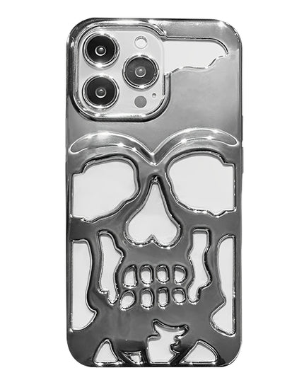 Hollow Skull Electroplating iPhone Case