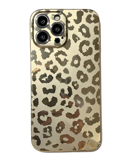 Electroplating Cheetah iPhone Case